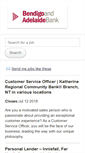 Mobile Screenshot of jobs.bendigobank.com.au