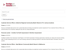 Tablet Screenshot of jobs.bendigobank.com.au